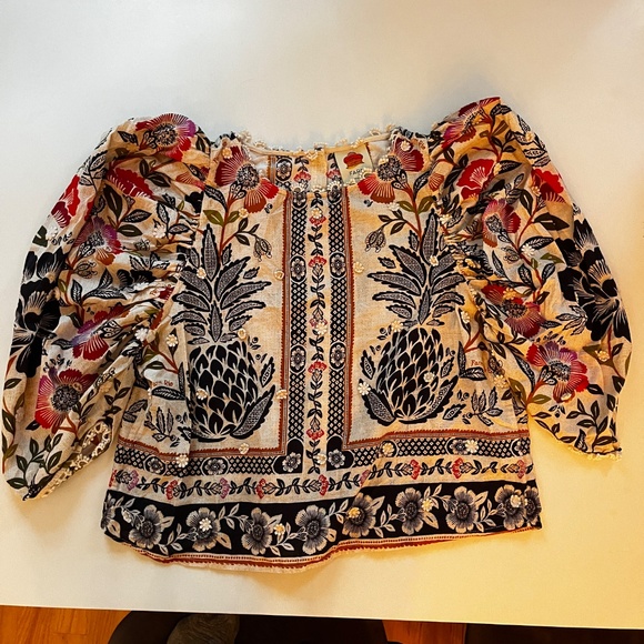 Farm Rio Romantic Garden Summer Set - M skirt L top - Picture 6 of 11